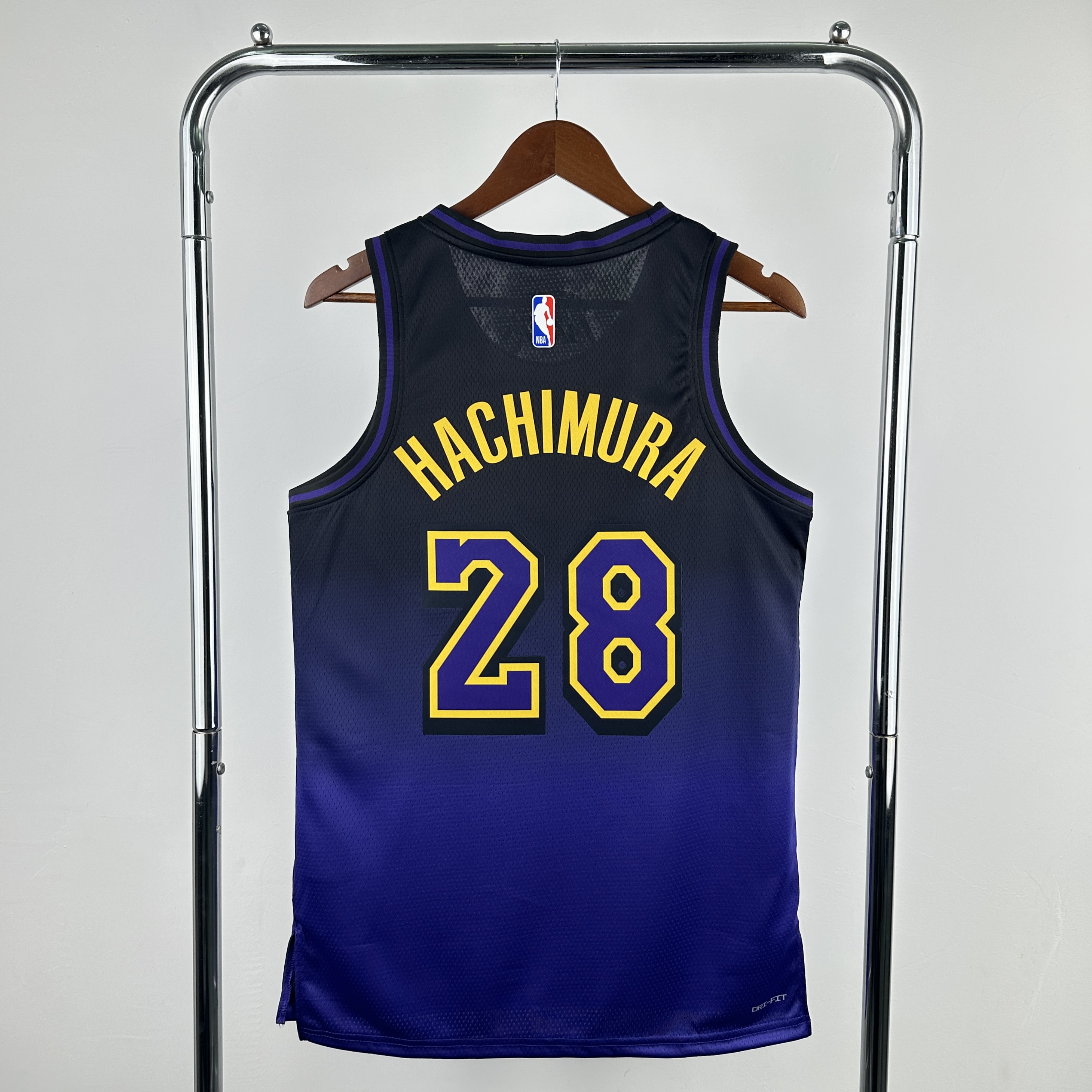 Men Los Angeles Lakers 28 Rui Hachimura purple NBA 2024 25 Season Jerseys